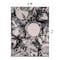 World Rug Gallery Contemporary Abstract Circles Non Shedding Soft Area Rug 5' x 7' Black 389BLACK5x7 - alternate 8